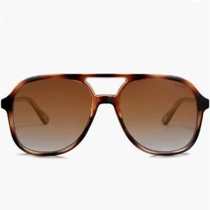 Retro Polarized Aviator Sunglasses for Women Classic 70s Vintage